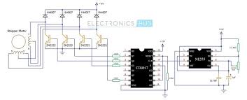 Stepper Motor Driver Circuit Stepper Motor Circuit Diagram Circuit