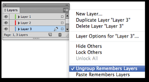 Overriding doesn't completely disassociate the object . Indesign Cc Tip Ungroup Remembers Layers Technology For Publishing Llc