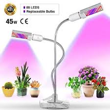 Led Plant Lights For Indoor Plants Bozily 45w Upgraded Full Spectrum Replacement Plant Light With Doubl Led Plant Lights Grow Lights For Plants Plant Lighting