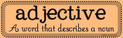 I quote them because of their effect in lashing beresford to a passion only describable as insane. Class 5 Adjectives The Describing Words English Square