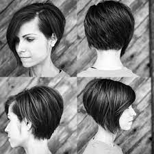 Asymmetrical Razored Bob 360 Emily Yvonne Short Bob Hairstyles Hair Styles Hairstyles Haircuts
