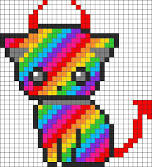 Epingle Par Toni Severns Sur Autism Cross Stitches Pixel Art Chaton Dessin Pixel Perles A Tisser