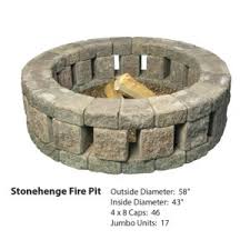 Next build up the entire fire pit wall blocks to do a dry fit, meaning that nothing is attached quite yet. Stone Patio Firepits Brick Patio Firepits Mutualmaterials Com