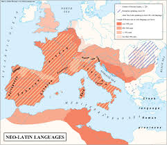 map length of the roman rule and the romance languages