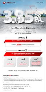 Open a cimb sgd fixed deposit account and make placement online to get exclusive rates! Fixed Deposit Rates In Malaysia V No 15