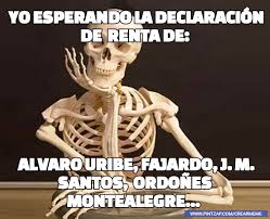 A falta de que el gobierno de pedro sánchez confirme los cambios para este año, el próximo 1 de abril empezará la campaña de la declaración de la renta de 2020. Yo Esperando La Declaracion De Renta De Alvaro Uribe Fajardo