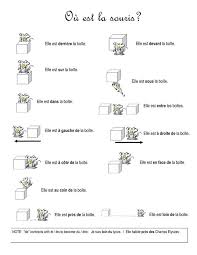 Position Words Le Francais A Hopewell French Prepositions French Worksheets French For Beginners