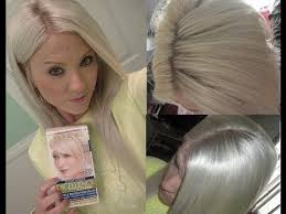 You can achieve the color by going to a salon stylist, or by purchasing ash blonde hair dye or blonde hair dye and doing it yourself. Loreal Excellence 01 High Lift Extra Light Ash Blonde Review Light Ash Blonde Ash Blonde Cool Hair Color