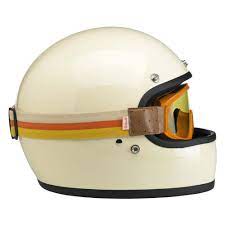 Biltwell Overland Goggles Orange Brown Motorcycle Goggles And Visors Overlanding Motorcycle Helmets Vintage Motorcycle Goggles