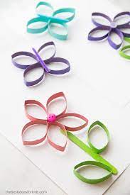 6 of the strips will be used for flower petals. Paper Roll Flowers The Best Ideas For Kids