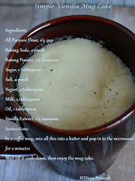 Vanilla Mug Cake Recipe My Favorite One This Can Be Edited And Added To To Your Heart S Content Vanilla Mug Cakes Mug Cake Microwave Mug Recipes