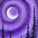 Paint Nite: Purple Galaxy Forest