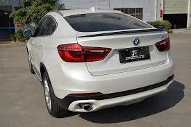 15 16 M Style Carbon Fiber Trunk Spoiler For Bmw X6 F16 Xdrive Series Suv Fits X6 F16 Skype Junchi2016 Outlook Com Whatsapp 86 15 Bmw Accessories Bmw Bmw X6
