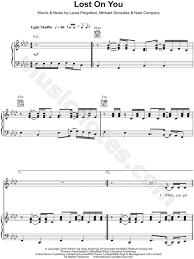 Lp Lost On You Sheet Music In Ab Major Download Print Sku Mn0169569 5 years ago5 years ago. eur