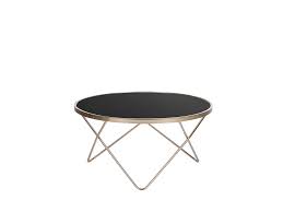 Sofatisch in der rubrik haushalt & möbel. Couchtisch Schwarz Gold Rund O80 Cm Meridian Ii Beliani De