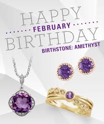 Happy Birthday February Babies Click Through To Shop Amethyst Jewelry February Birth Stone Fancy Sapphire Designer Engagement Rings Custom