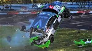 Who was in f1 car crash with hamilton? Bmw Race Car Crashes Goes Airborne At The Nurburgring The Supercar Blog