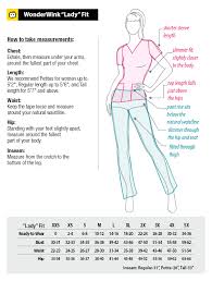 learn how to get the best fit with wonderwinks sizing guide