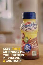 One packet of the breakfast essentials powdered drink mix contains 220 calories when prepared as directed with skim milk. Today Could Change Everything Breakfast Essentials Nutrition Drinks Carnation Breakfast