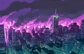 249 purple hd wallpapers and background images. Anime City Wallpaper Purple Novocom Top