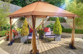Gazebos are traditionally round, hexagonal, or octagonal. The Best Gazebos For Your Backyard Deck Or Patio In 2021 Bob Vila