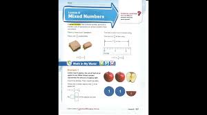 The grade 5 my math instructional materials meet the expectations for alignment to the ccssm. Chapter 8 Lesson 9 Mixed Numbers Youtube