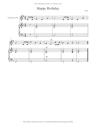 Play more, pay less with pass. Happy Birthday Sheet Music For Clarinet 8notes Com