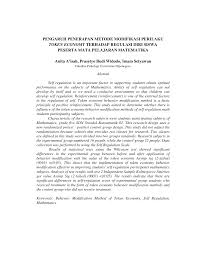 Mengaplikasikan bagi modifikasi tingkah laku yang diingini. Https Core Ac Uk Download Pdf 11711351 Pdf
