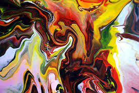 Mark Chadwick Abstract Fluid Flow Painting By Markchadwick Hintergrundbilder Bilder Acryl