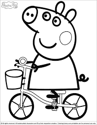 Peppa pig colouring pages printable for children of all ages. Peppa Pig Coloring Pages Coloring Home