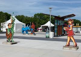 Adam turman is a twin cities artist whose bold illustrations riff on minnesota culture with stylized takes on everything from the stone arch bridge to babe . Celebrating Minnesota Summer With Local Artist Adam Turman The Minnesota Lottery
