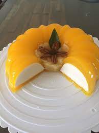 Flotatina Gelatina De Queso Crema Con Mango Gelatinas De Queso Gelatina De Mango Gelatina De Queso Crema