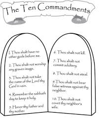 Patterns And Color Sheets Ten Commandments Kids Bible Lessons For Kids Sunday School Lessons