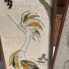 5 out of 5 stars. Mid Century Gravel Art Bird Panels 3 Laura S Reclaimed