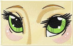 Anita goodesign is a leader in machine embroidery design. Anime Eyes Embroidery Design