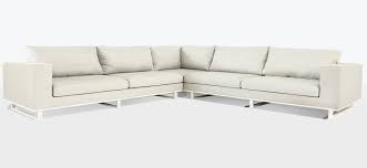 Charlemont 104 reversible sectional with ottoman. Apartmento Off White Outdoor Sectional L Shaped Sofa Teak Warehouse