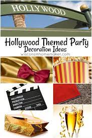 Featuring bold art deco designs, 20s era fonts, and a black and gold color scheme, these party supplies are perfect for your hollywood party, movie night, or vip celebration. 16 Glamorous But Low Cost Hollywood Themed Party Decoration Ideas Wisconsin Homemaker