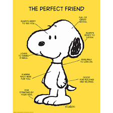 Peanuts The Perfect Friend Poster