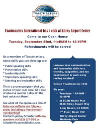 Join Deluxe Toastmasters For Their Open House This Tuesday September 22nd See What All The Applause Is Leadership Skills Presentation Skills Public Speaking