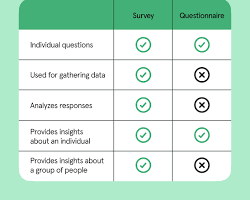 Image of survey questionnaire