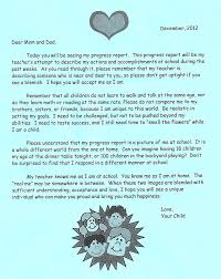 A Letter From Your Child This Came With A Report Card Preschool Report Card Comments Kindergarten Report Cards School Report Card