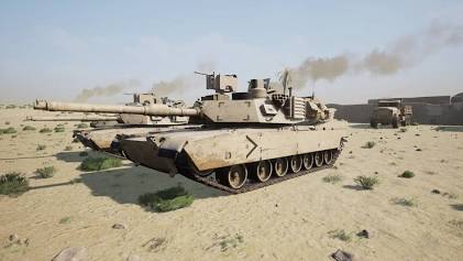 M1A2 Abrams Hauptkampfpanzer, AI generated