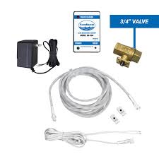 Turning off both power and water supply is the first thing on how to turn off hot water heater. Water Heater Leak Alarm With 3 4 Automatic Shutoff Valve Rope Sensor Floodmaster Rs 094 3 4 Mk1