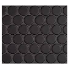 Complete Tile Collection Penny Round Mosaic Midnight Black Matte 1 Round Glazed Porcelain Penny Mosaic Penny Tile Penny Round Mosaic Penny Tiles Bathroom