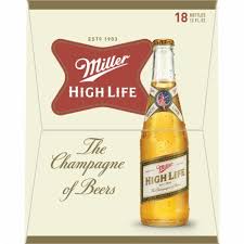 Legend has it that in 1907, miller advertising manager a.c. Miller High Life American Lager Beer 18 Bottles 18 Bottles 12 Fl Oz Metro Market