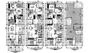 Floor plan of proposed 2 residential house.this is a typical house floor plan with good architectural. The Apartment Floor Plan Presented In This Autocad File Download The Autocad Drawing File Cadbull Apartment Floor Plan Floor Plans Autocad