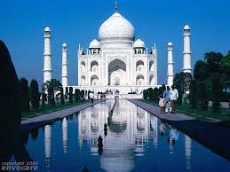 Taj Mahal Under Blue Light Hd Wallpapers Wallpaperzall Taj Mahal Taj Mahal India Wonders Of The World