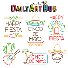5 out of 5 stars. Cinco De Mayo Signs Clip Art Set Daily Art Hub Free Clip Art Everyday