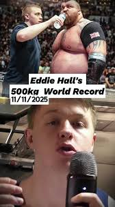 Eddie Hall Wife 500kg Video