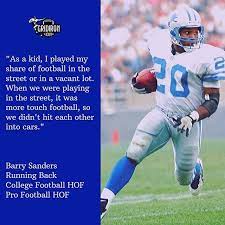 Inspiring Football Quotes Barry Sanders Football Quotes Famous Football Quotes Football Gifts